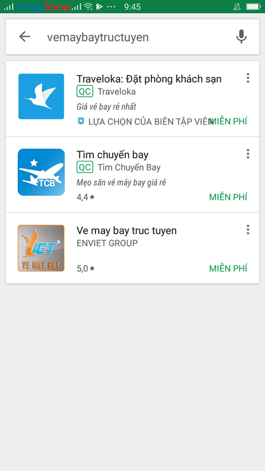Tải app đặt vé từ khóa vemaybaytructuyen