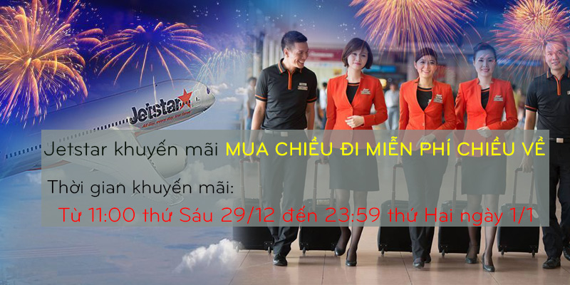 Vé máy bay Jetstar khuyến mãi